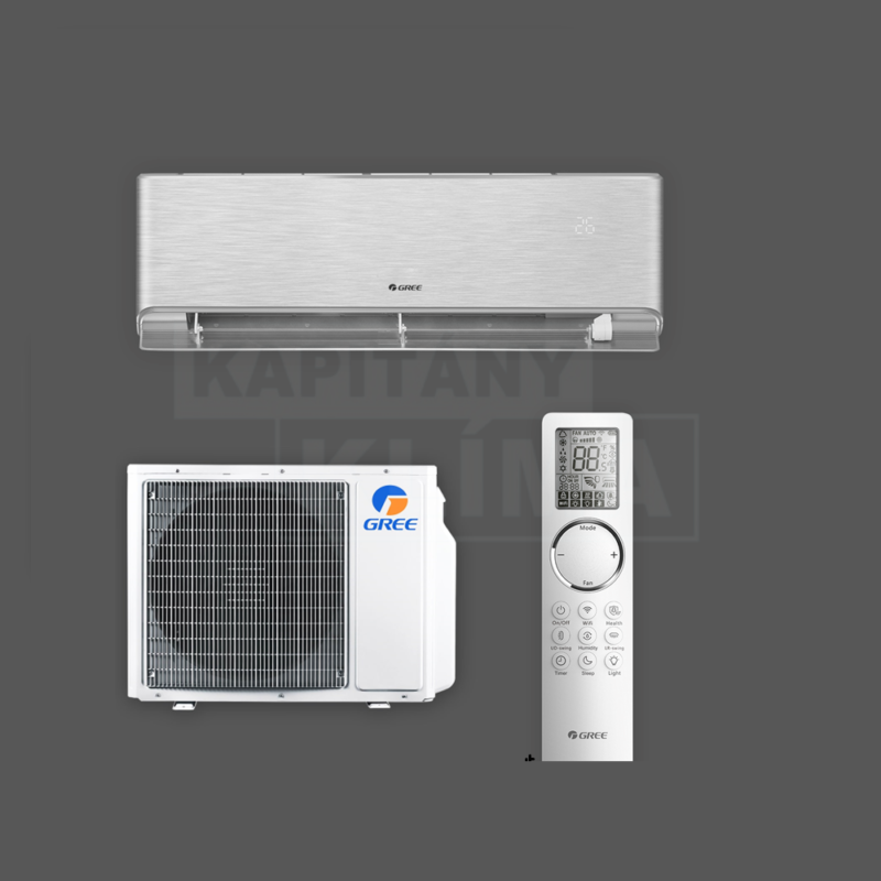 Gree Airy 2.7kW GWH09AVCXB-K6DNA1B oldalfali mono split klíma szett