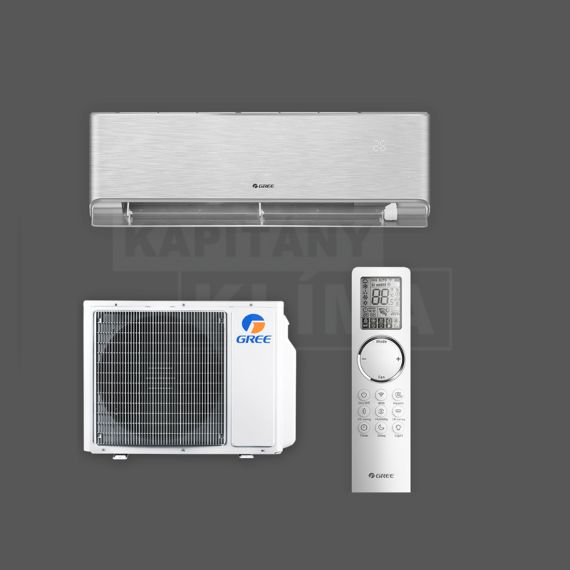 Gree Airy 3.5kW GWH12AVCXD-K6DNA1A oldalfali mono split klíma szett