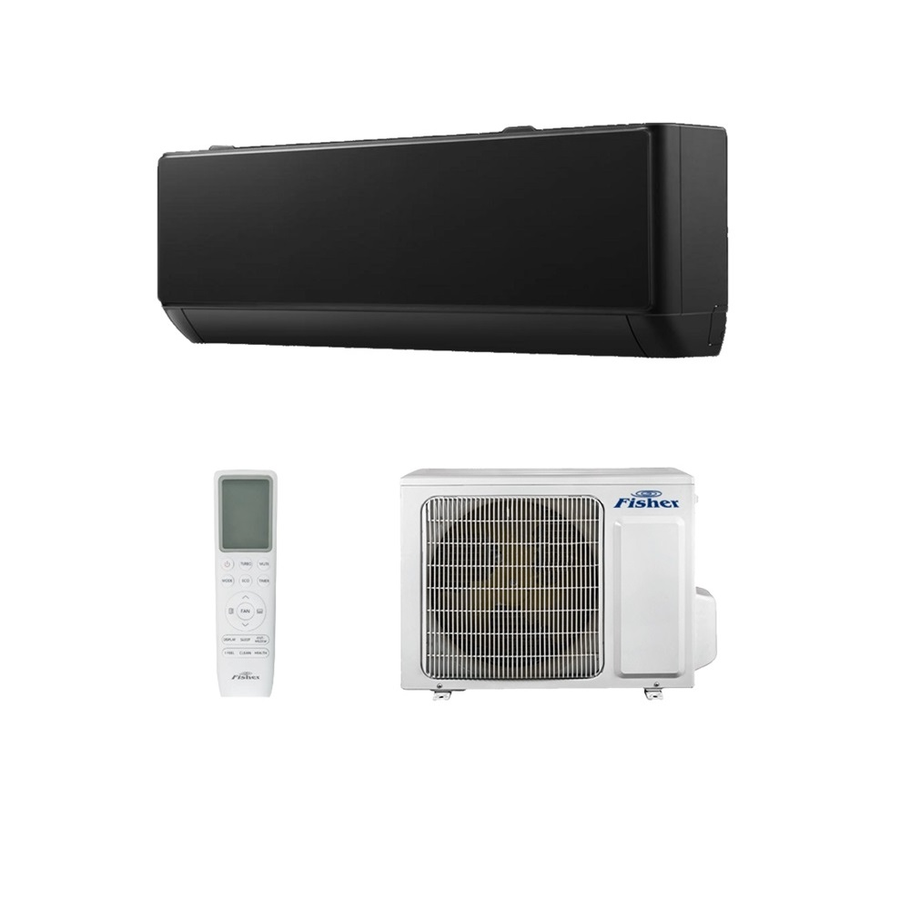 Fisher Black 3.5kW FSAIF-BL-121FE3 oldalfali mono split klíma szett